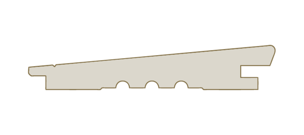 Fassadenprofil: "Keilspund-Schalung" | 4 Stück im Bund à 1,80m | Sibirische Lärche