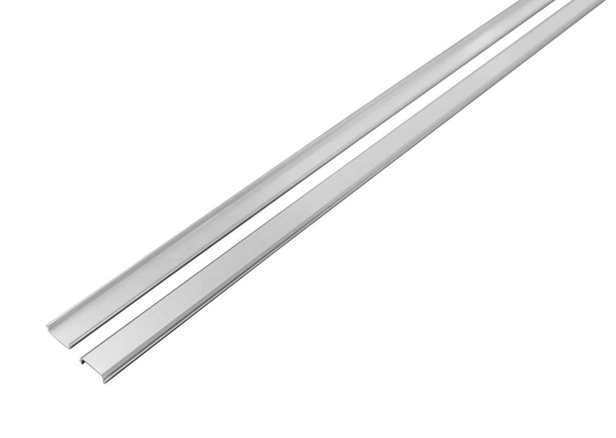 Alu-Pfosten "Elegante"  |  1,00 m: Silber / Aluminium