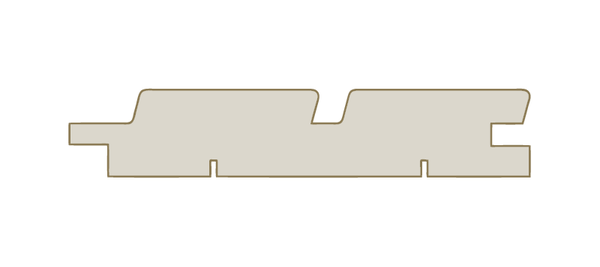 Hochwertige "Doppel-Rhombus"  Fassadenprofile | 3 Stück im Bund à 2,40m | Sibirische Lärche